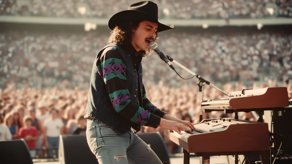 1994-USO-Rammstein-Germany-Singing-Keyboard