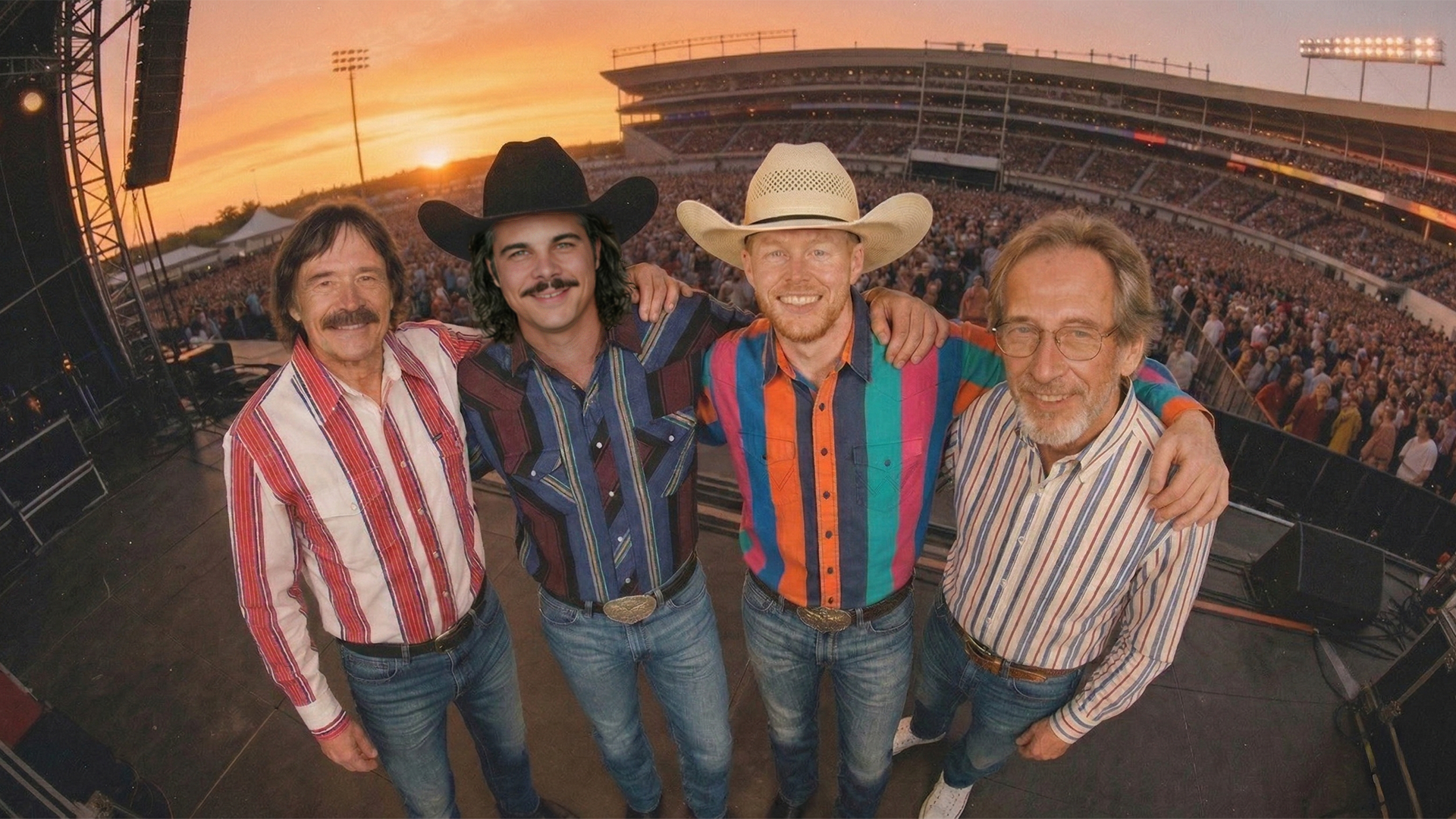 Bakersfield USO tour, Kaiserslautern, Germany, 1994