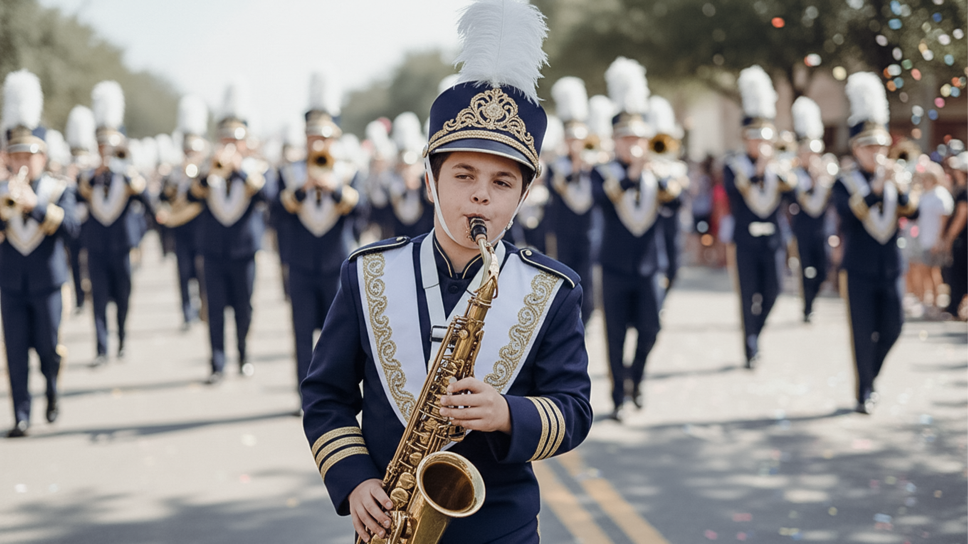 NEA Marching Band, Tucson, Arizona, 1972