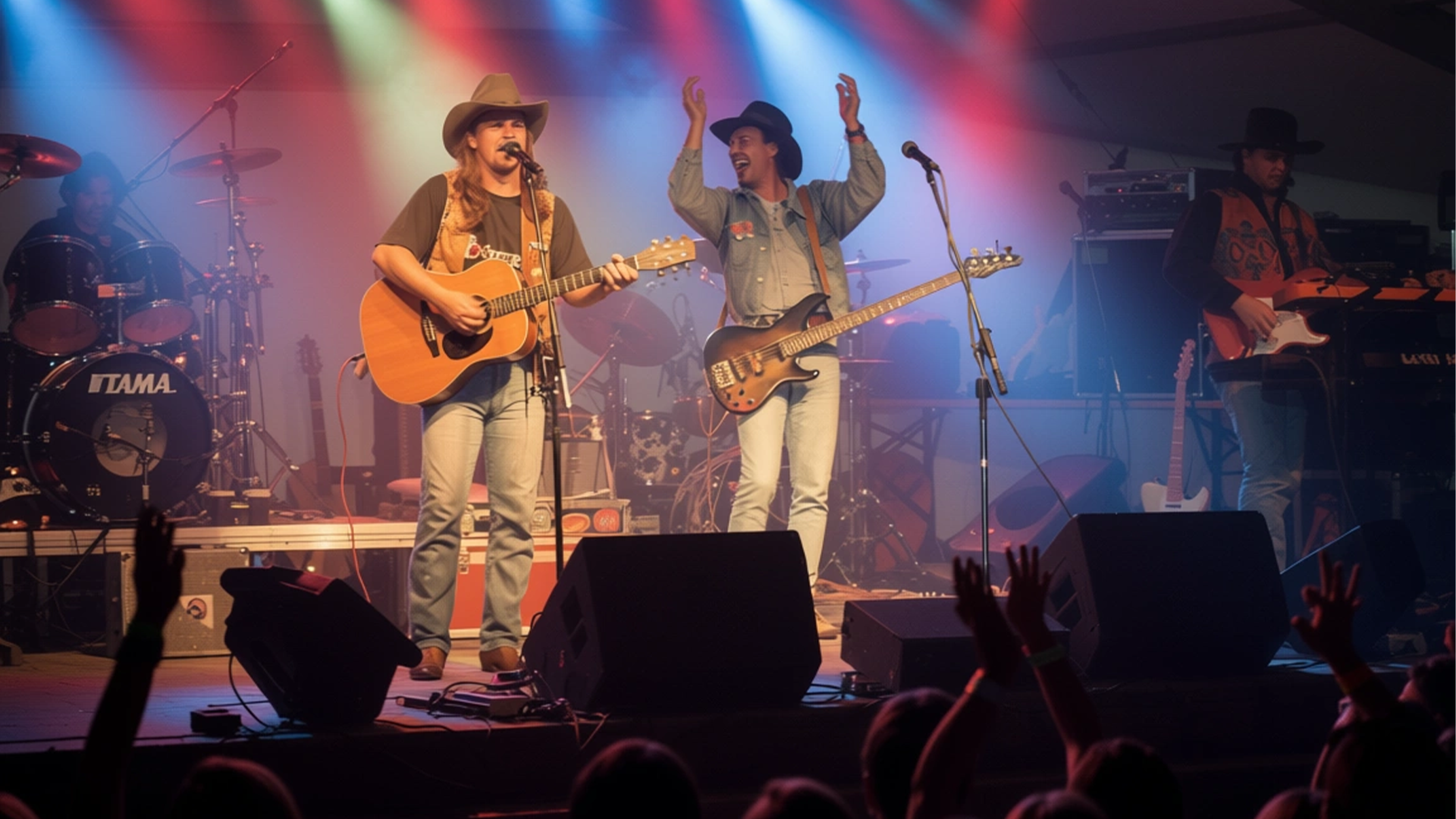 Westend, Thomas Hoffman (drums), Andy Schingnitz (acoustic) Thomas Kunte (bass), Brian Walton (everything else), Ratscher Bergsee Festival, Germany, 1998