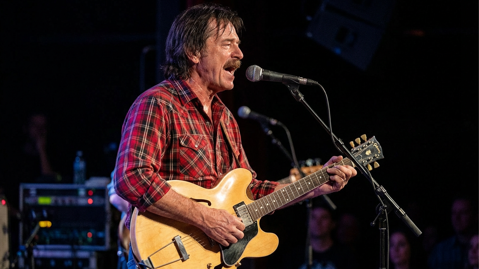 Derek performing on the USO tour in Rammstein, Germany in 1995