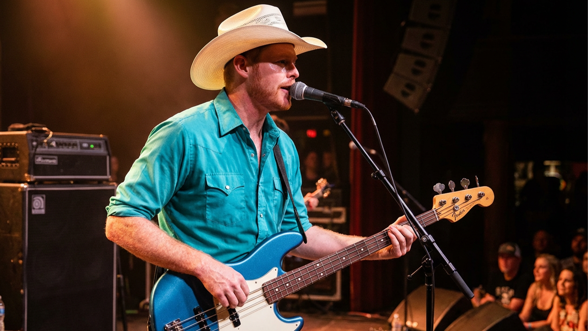Randy performing on the USO tour in Rammstein, Germany in 1995
